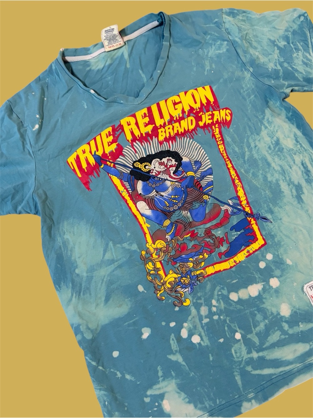 Y2K True Religion Japanese graphic shirt